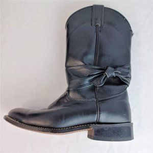 Laredo Black Cowboy Boots Size 6.5